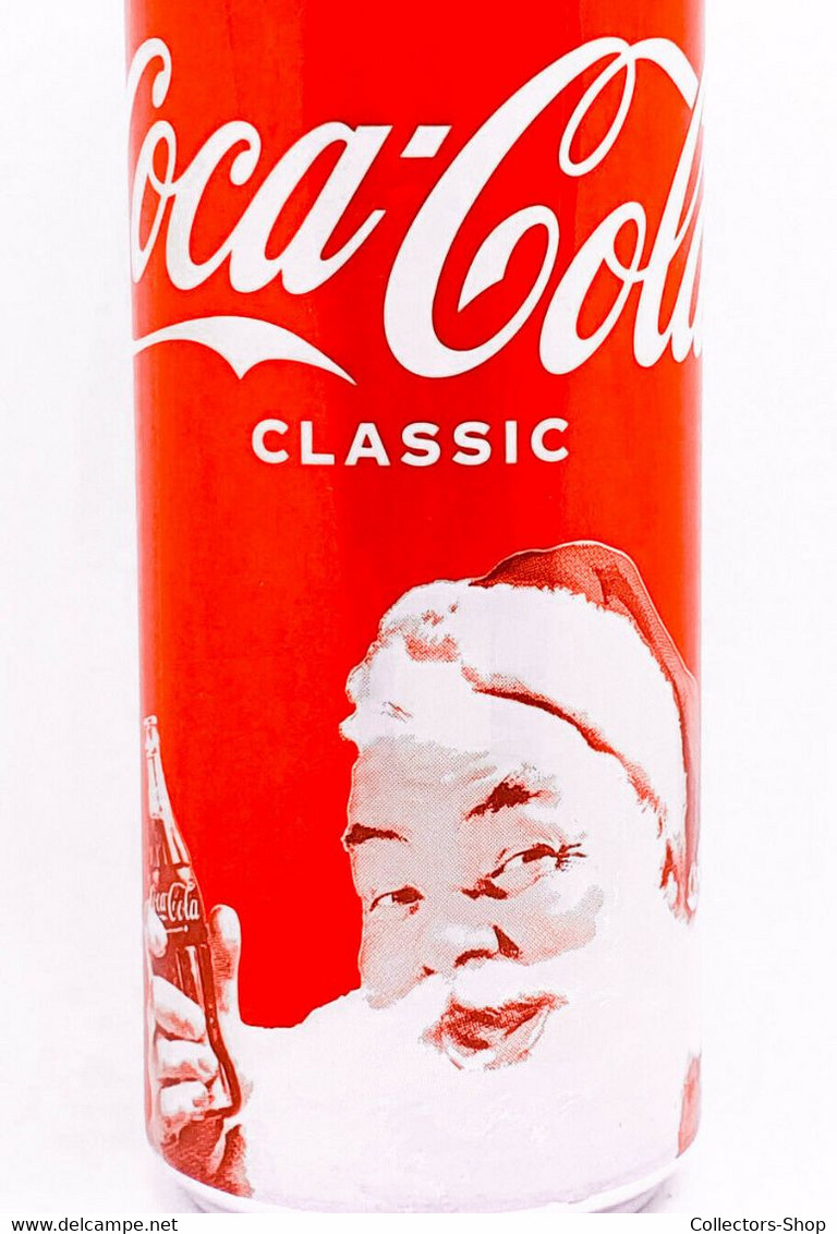 KAZAKHSTAN: 0.33 Cl Coca-Cola Can 2021 Merry Christmas Happy New Year 2022 - Cans