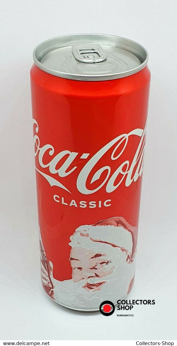 KAZAKHSTAN: 0.33 Cl Coca-Cola Can 2021 Merry Christmas Happy New Year 2022 - Blikken