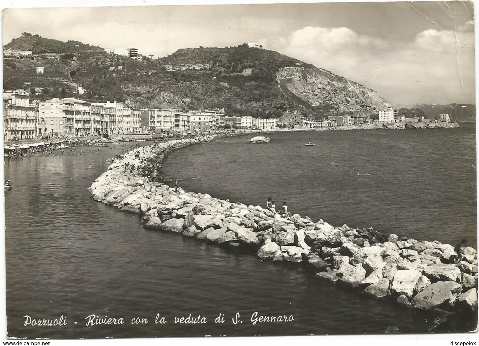 AB276 Pozzuoli (Napoli) - La Riviera Con La Veduta Di San Gennaro E Panorama / Viaggiata 1959 - Pozzuoli