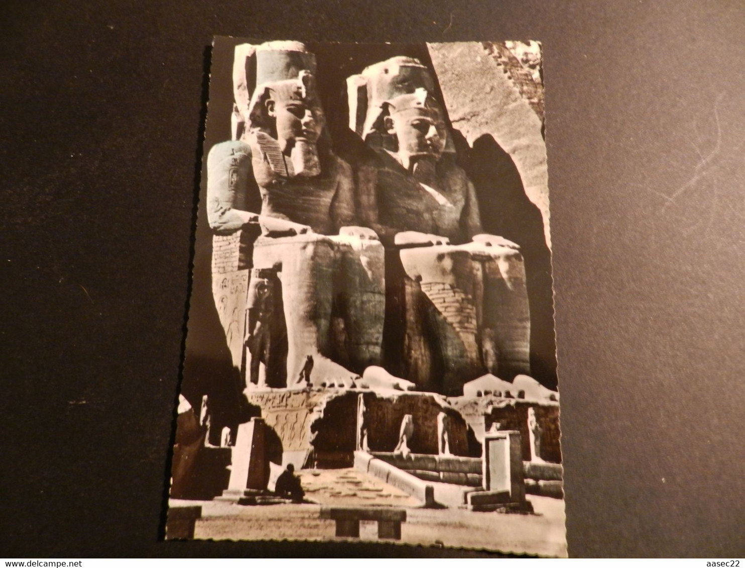 Oude Postkaart Van Egypte - Aboe Simbel - 1962 - Temples D'Abou Simbel