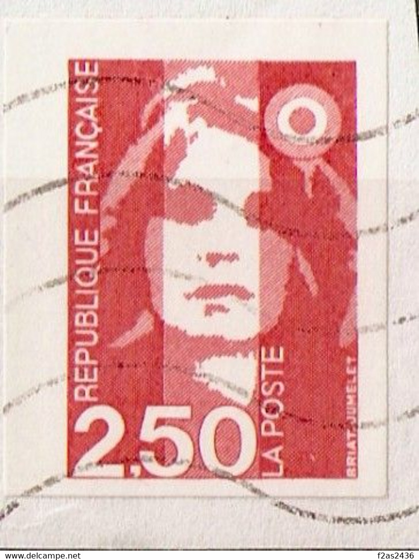 1991 - Marianne Du Bicentenaire - N°2720 (superbe Variété Phosphore) / Fragment - Used Stamps