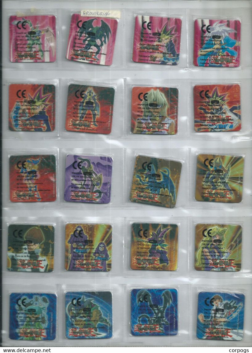 24 Danone Yu Gi Oh Magneten Magnets Aimant All In Original Factory Seal - Pubblicitari