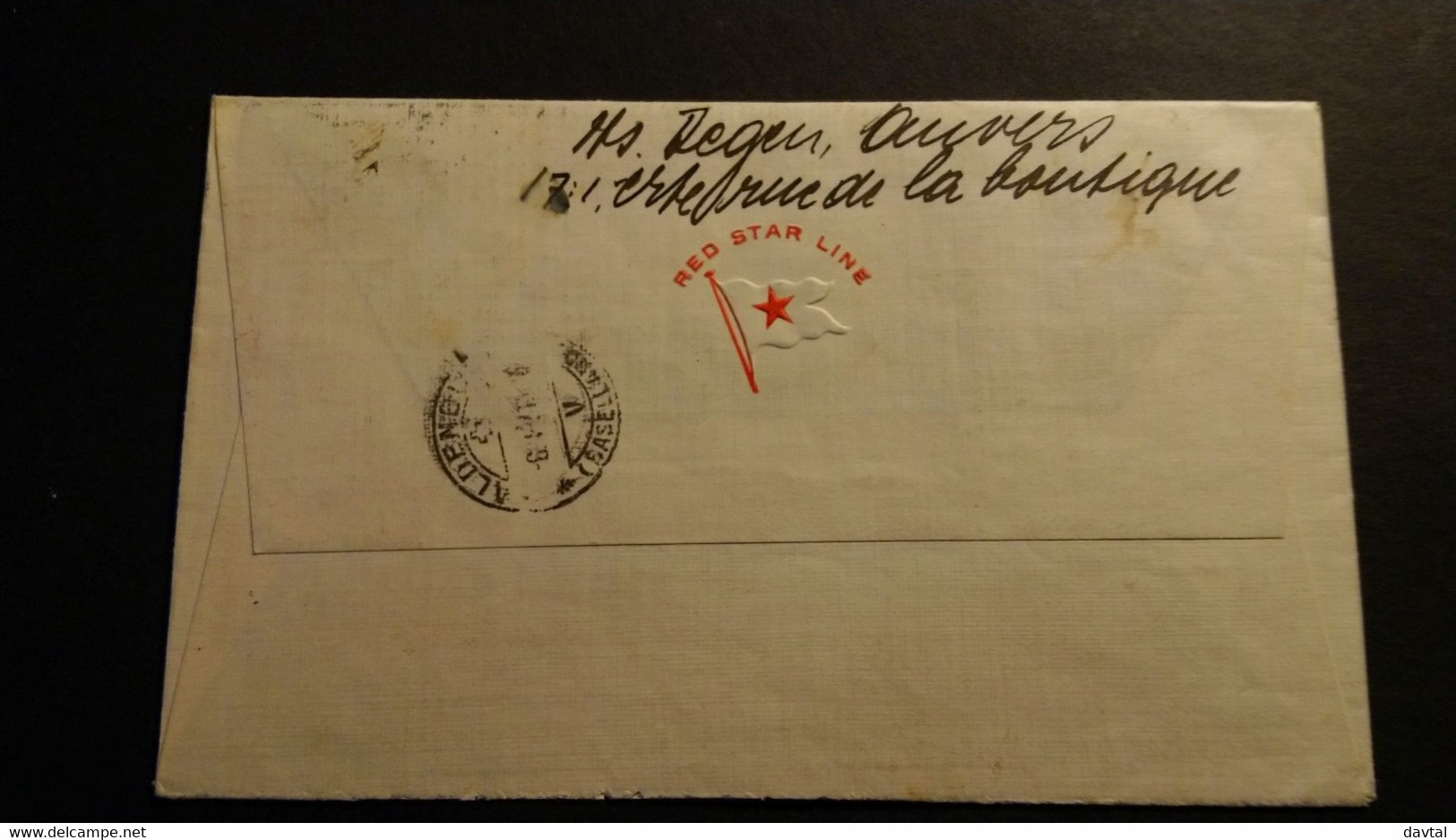 N 308/313 Op Brief " Recommandé -RED STAR LINE- " " Antwerpen - Waldenburg (SUI) " - Cartas & Documentos