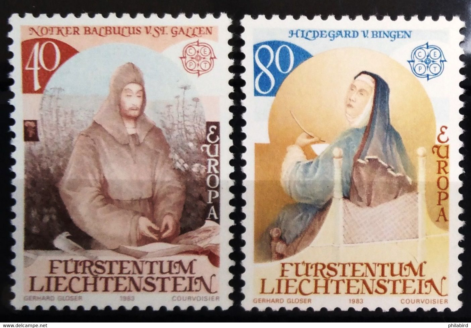 EUROPA 1983 - LIECHTENSTEIN                  N° 757/758                       NEUF* - 1983