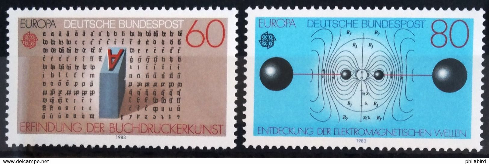 EUROPA 1983 - ALLEMAGNE                 N° 1007/1008                       NEUF** - 1983