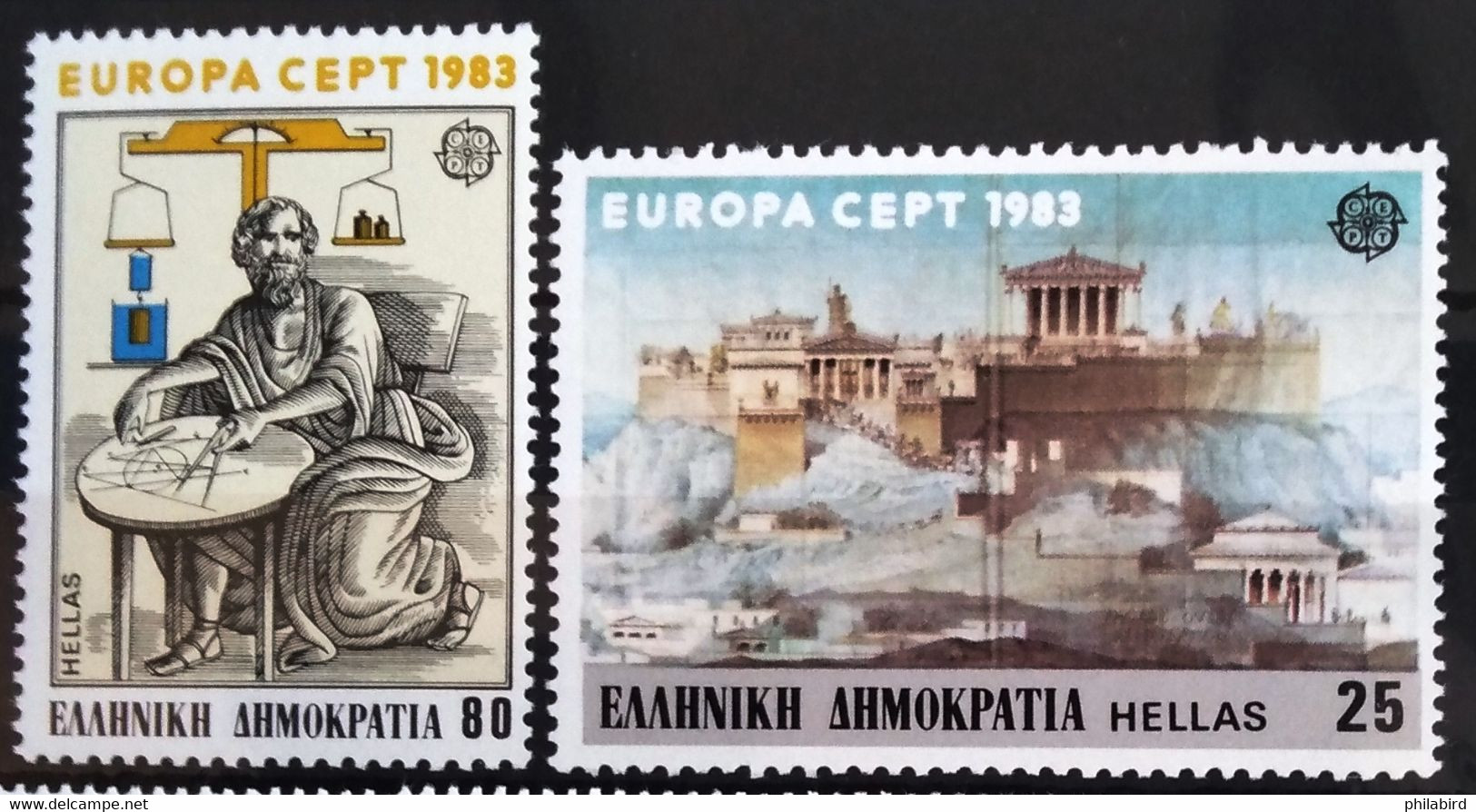 EUROPA 1983 - GRECE                 N° 1491/1492                       NEUF** - 1983