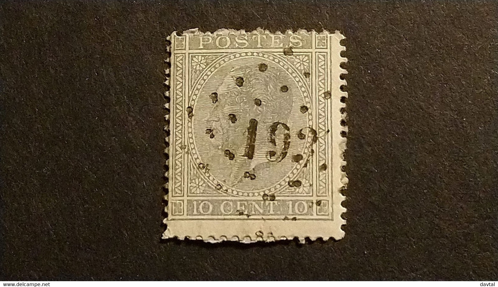 N 17  Afst./Obl. " 193 "   " ISQUE " - 1865-1866 Linksprofil