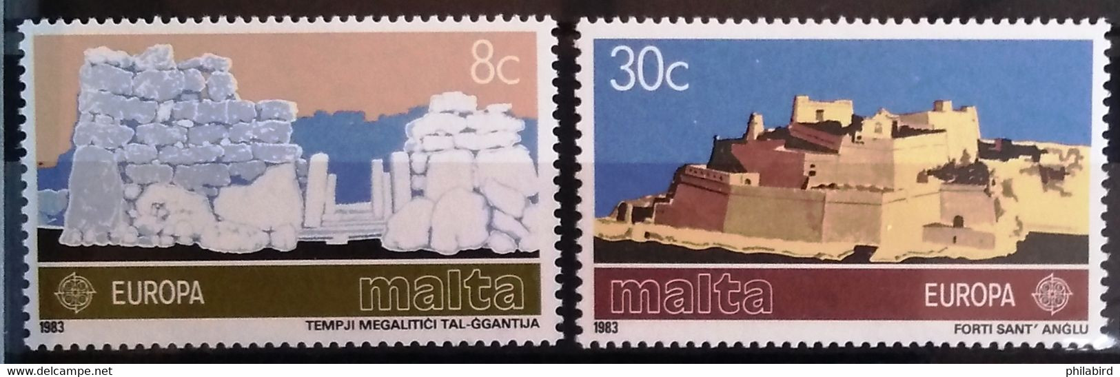 EUROPA 1983 - MALTE                 N° 668/669                       NEUF** - 1983