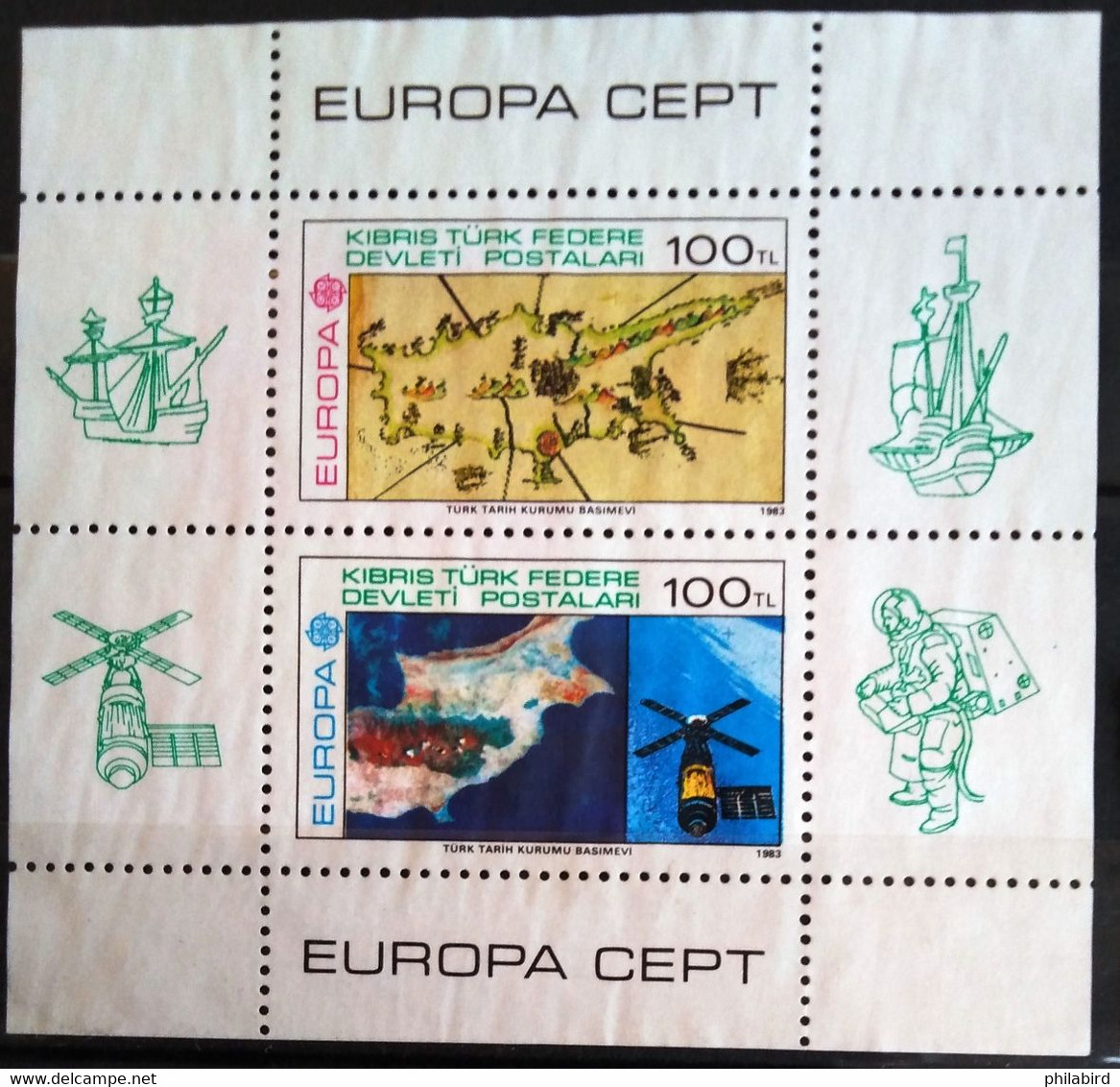 EUROPA 1983 - CHYPRE DU NORD                 B.F 4                       NEUF SANS GOMME - 1983