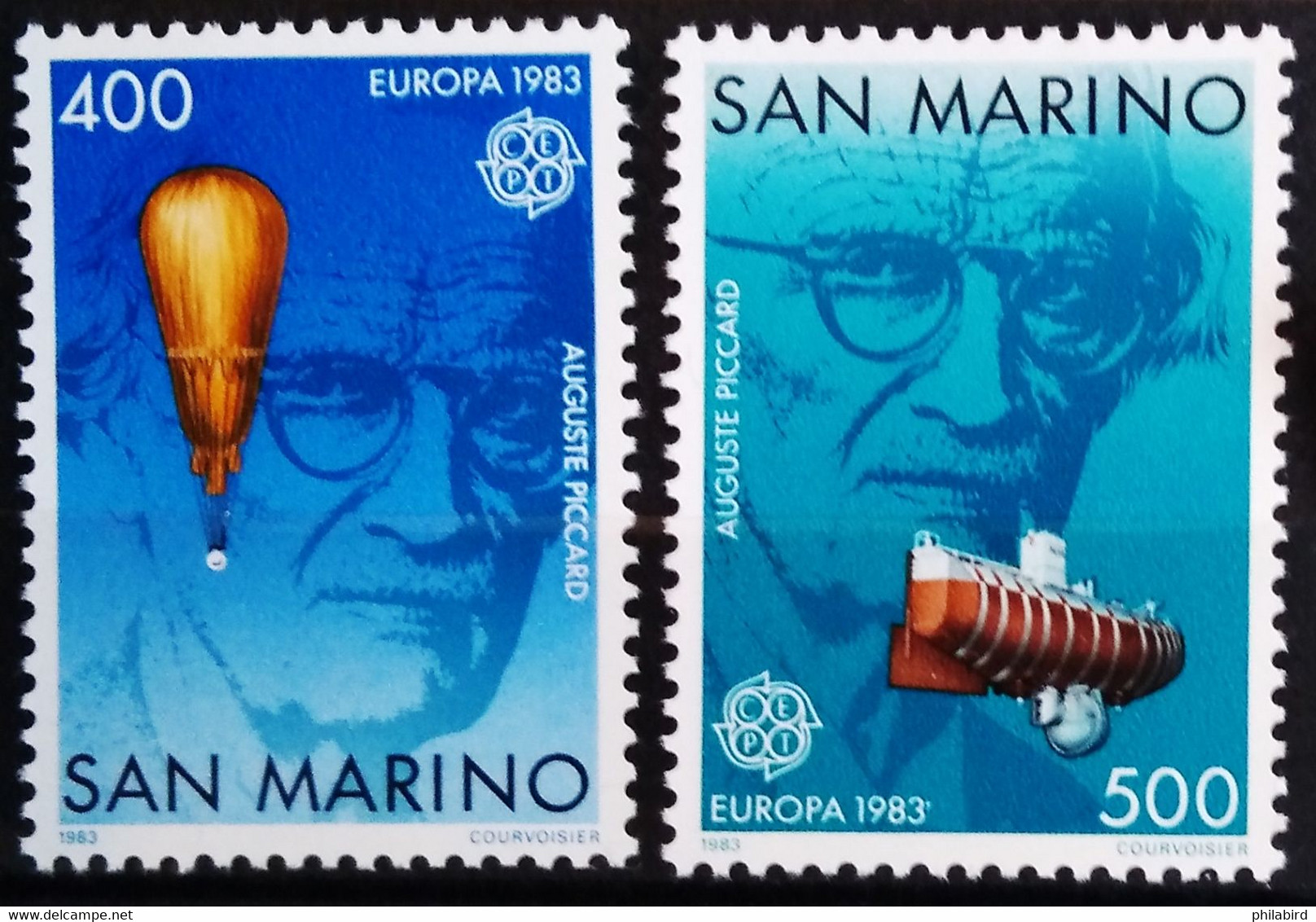 EUROPA 1983 - SAINT MARIN                 N° 1074/1075                       NEUF* - 1983