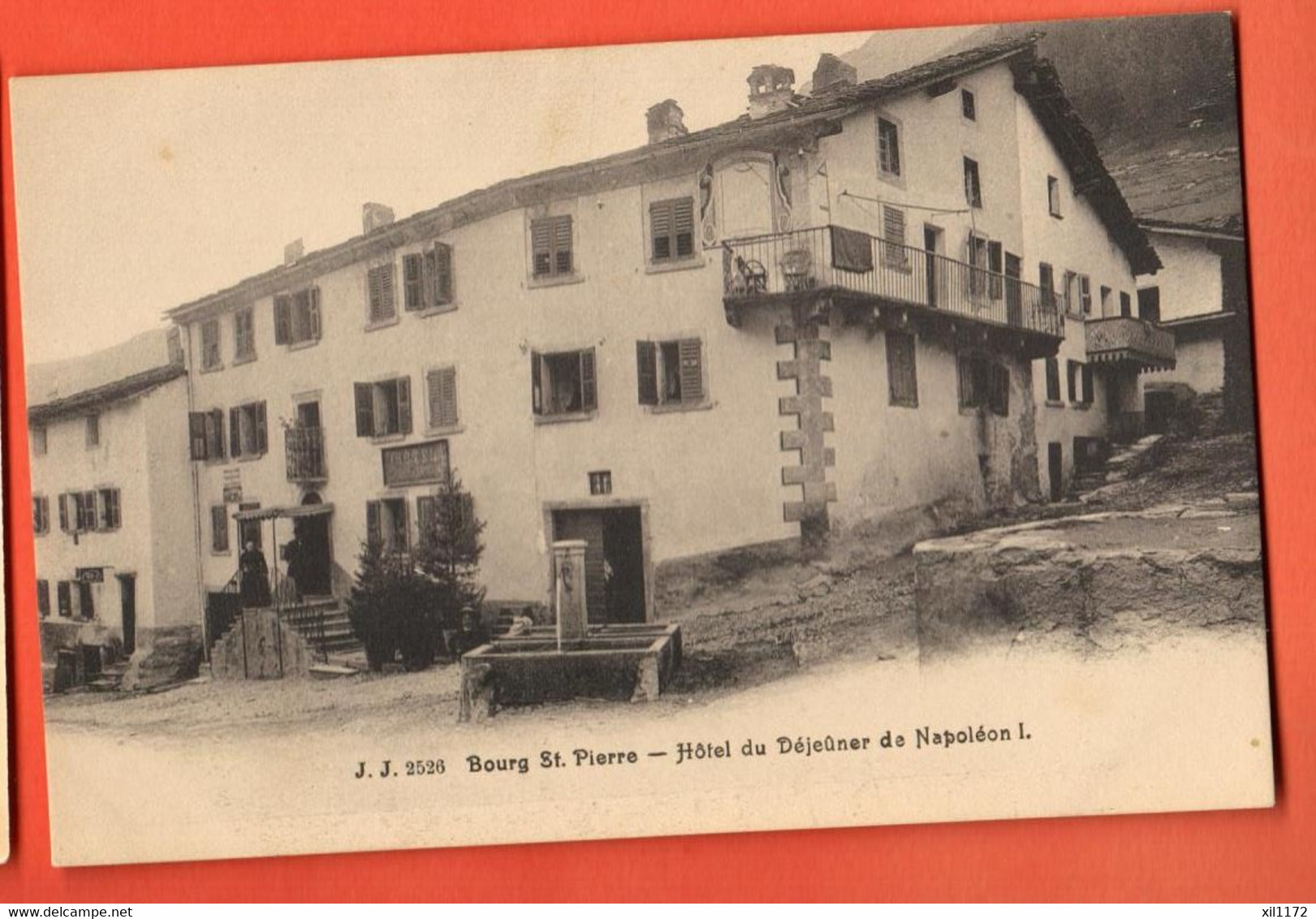 ZNH-27 Bourg Saint-Pierre Hotel Du Déjeuner De Napoléon. Non Circulé  Jullien 2526 - Bourg-Saint-Pierre 