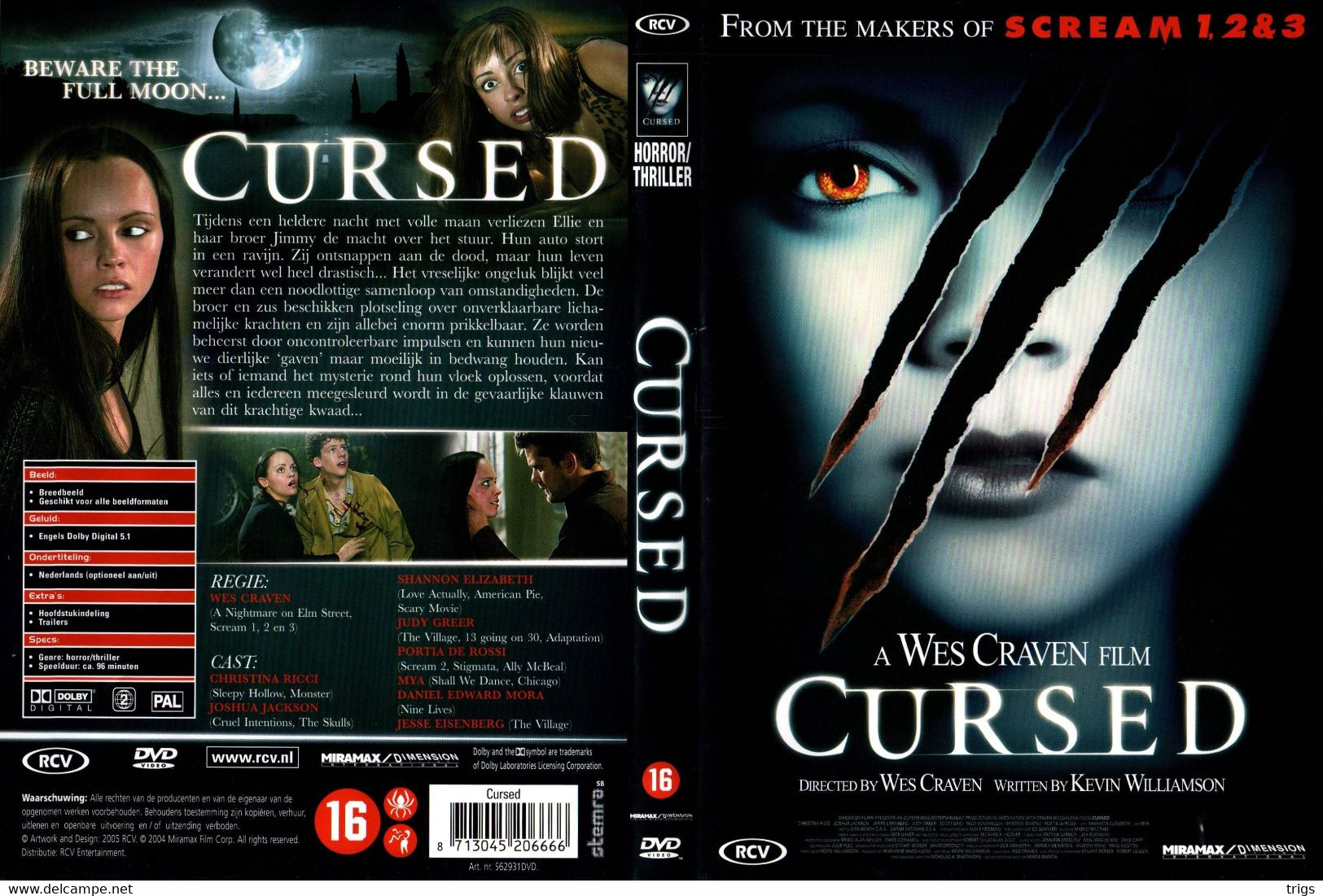 DVD - Cursed - Horreur