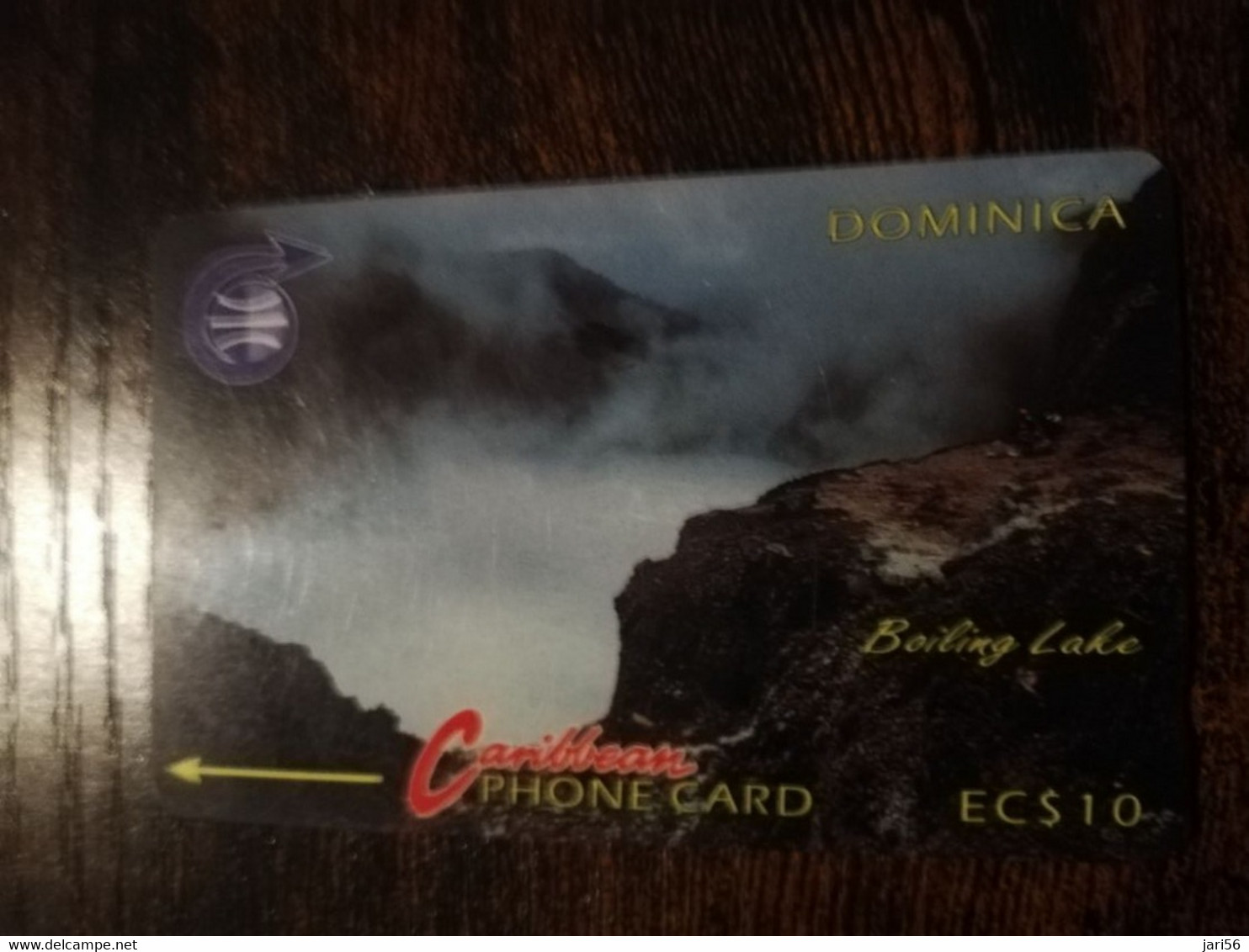 DOMINICA / $10,- GPT CARD  3CDMA  BOILING LAKE       Fine Used Card  ** 6861 ** - Dominica