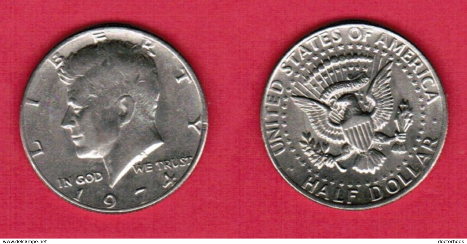 U.S.A.   50  CENTS (HALF DOLLAR) 1974 (KM # 202b) (US-179) - 1964-…: Kennedy