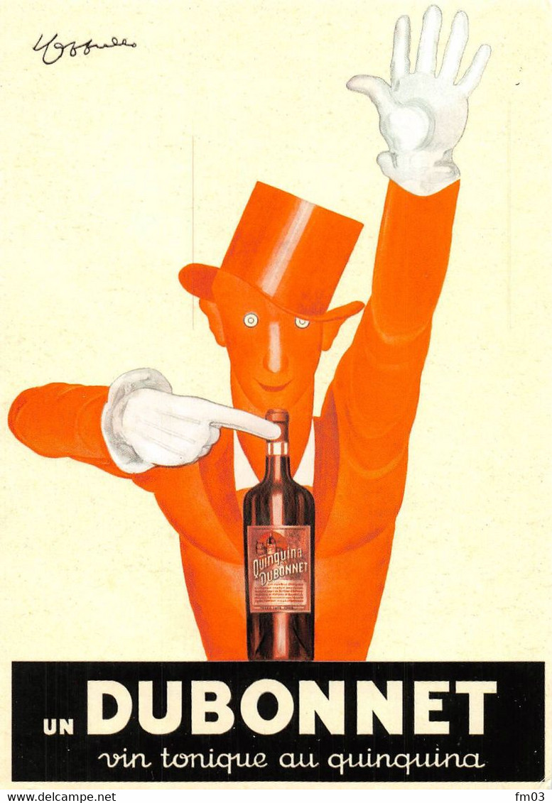 Cappiello Publicité Dubonnet Vin Au Quinquina - Cappiello