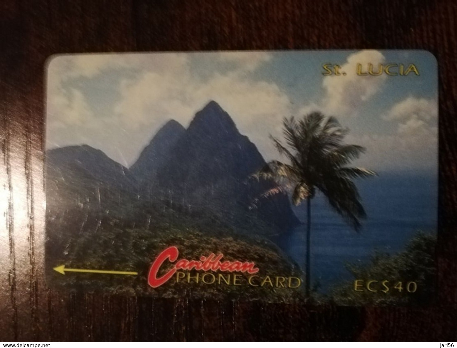 ST LUCIA    $ 40  CABLE & WIRELESS  STL-9C  7CSLC    Fine Used Card ** 6874** - Sainte Lucie