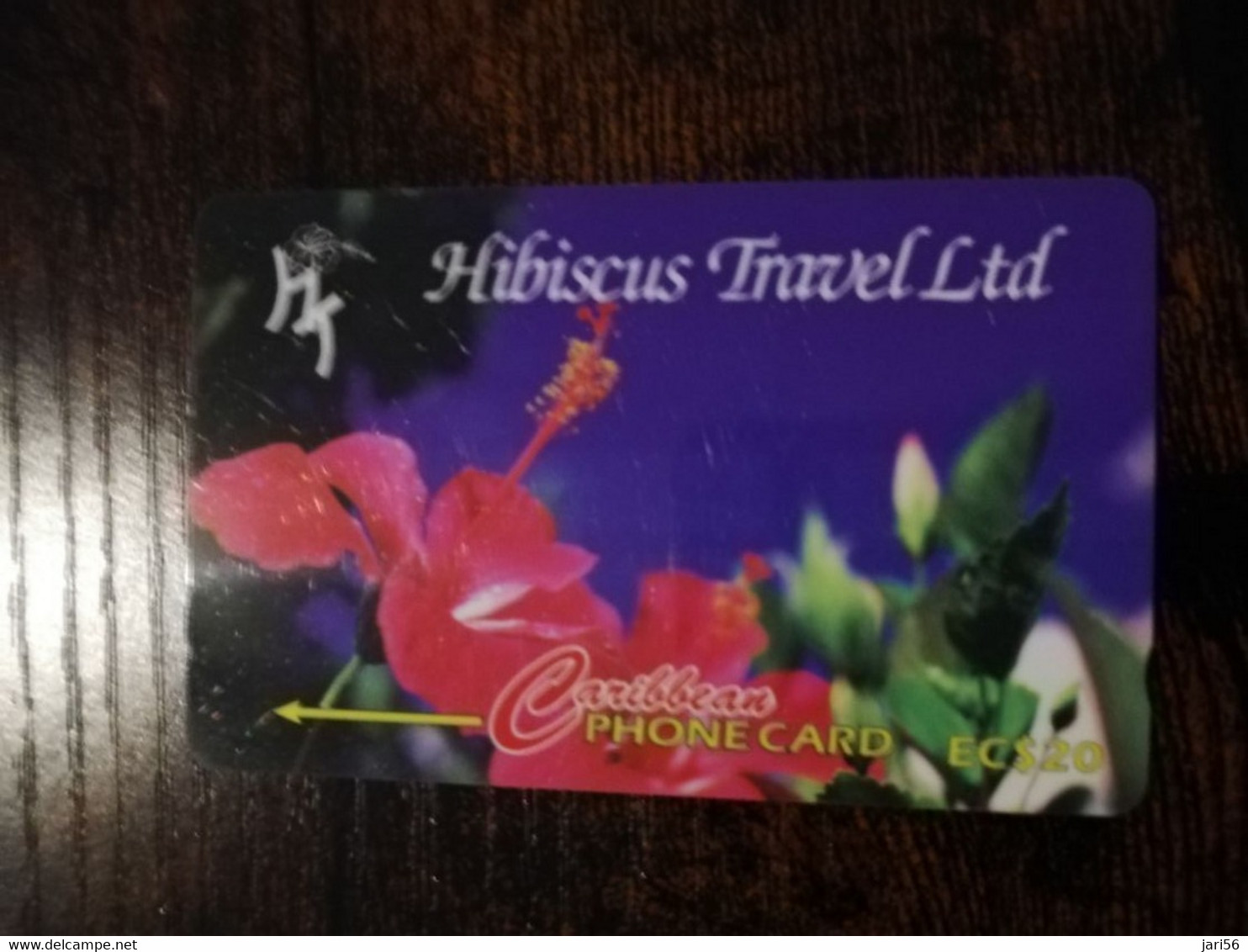 ST LUCIA    $ 20,-    CABLE & WIRELESS  STL-14AF  147CSLA  HIBISCUS TRAVEL LTD 1997       Fine Used Card ** 6876** - Sainte Lucie