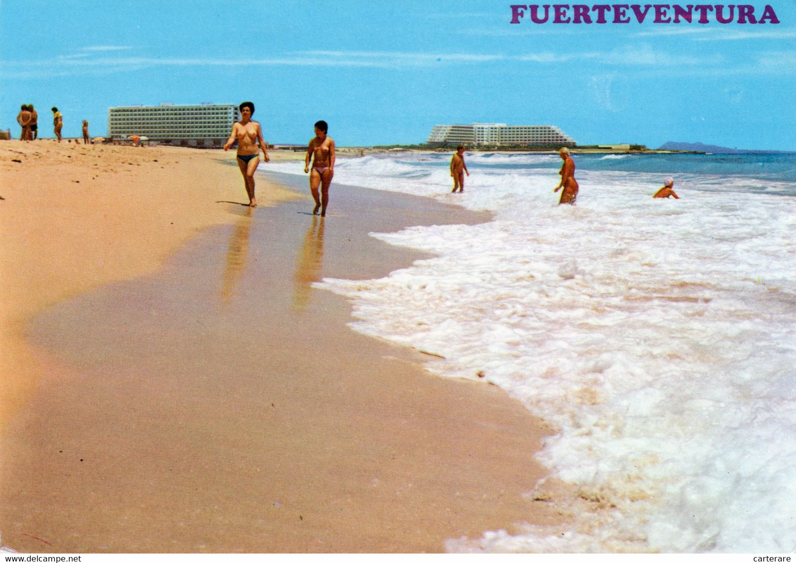 ESPAGNE,SPAIN,ESPANA,ISLAS CANARIAS ,ILES DES CANARIES,FUERTEVENTURA,AVANT LES CONSTRUCTIONS,RARE - Fuerteventura