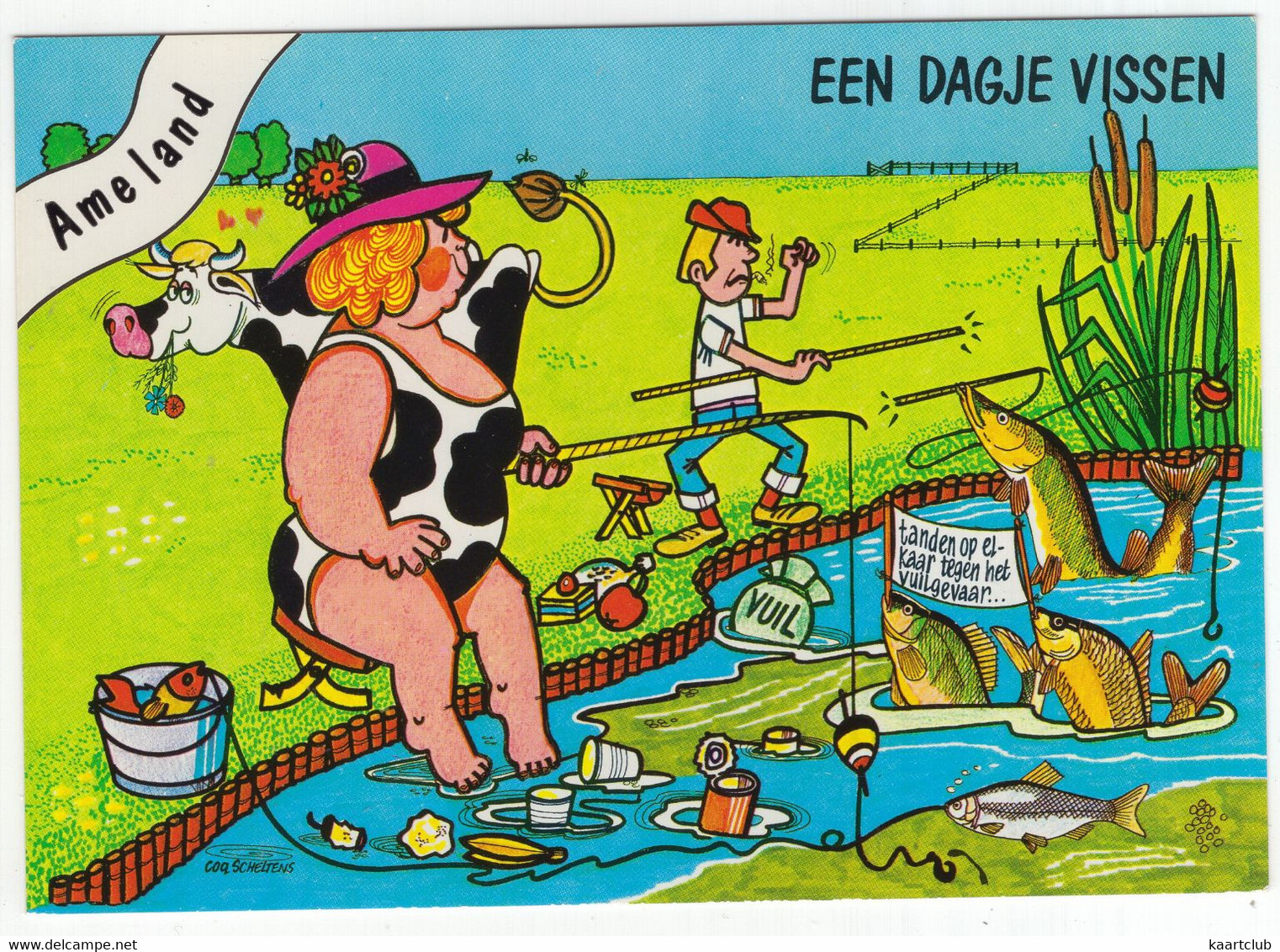 Ameland - 'Een Dagje Vissen' - (Wadden, Nederland / Holland) - Nr. L 5342 - Ameland