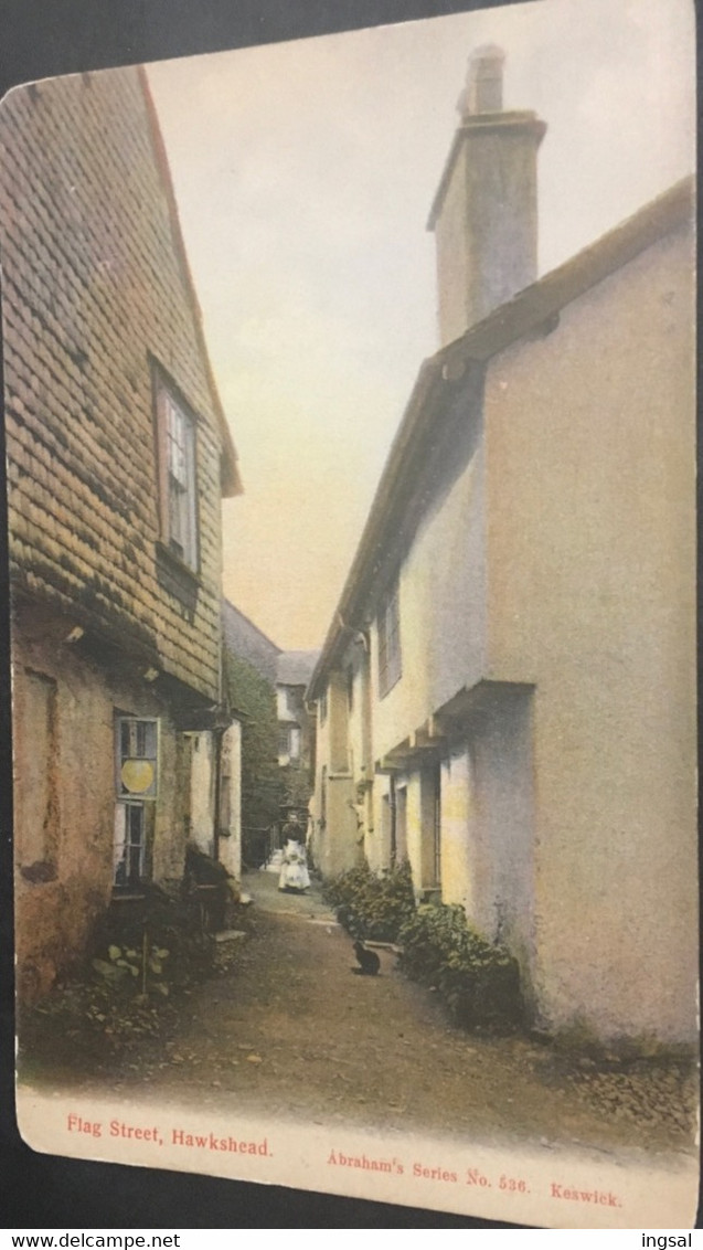 England,..........“ Hawkshead “............Flag Street..... - Hawkshead