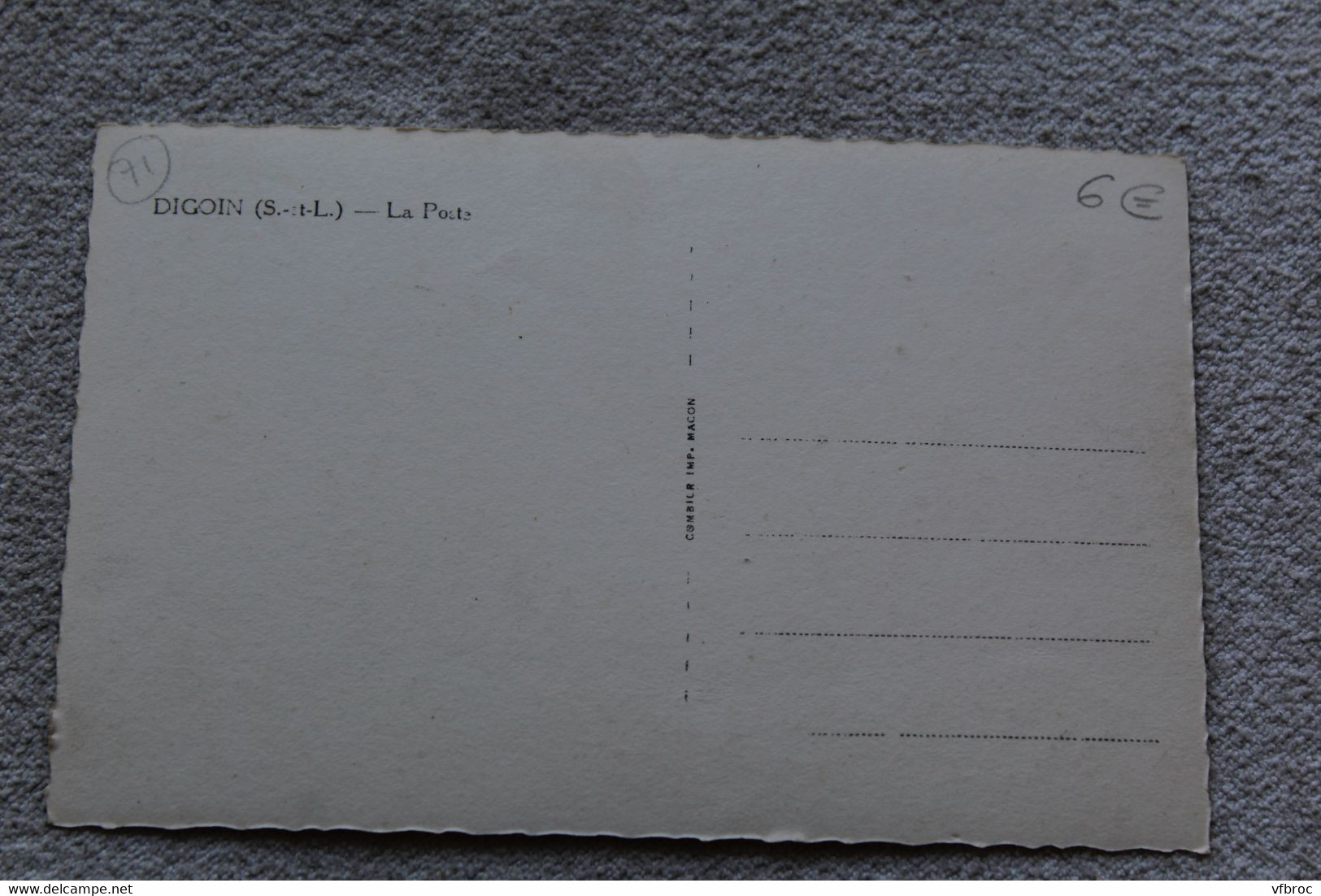 Cpsm, Digoin, La Poste, Saône Et Loire 71 - Digoin