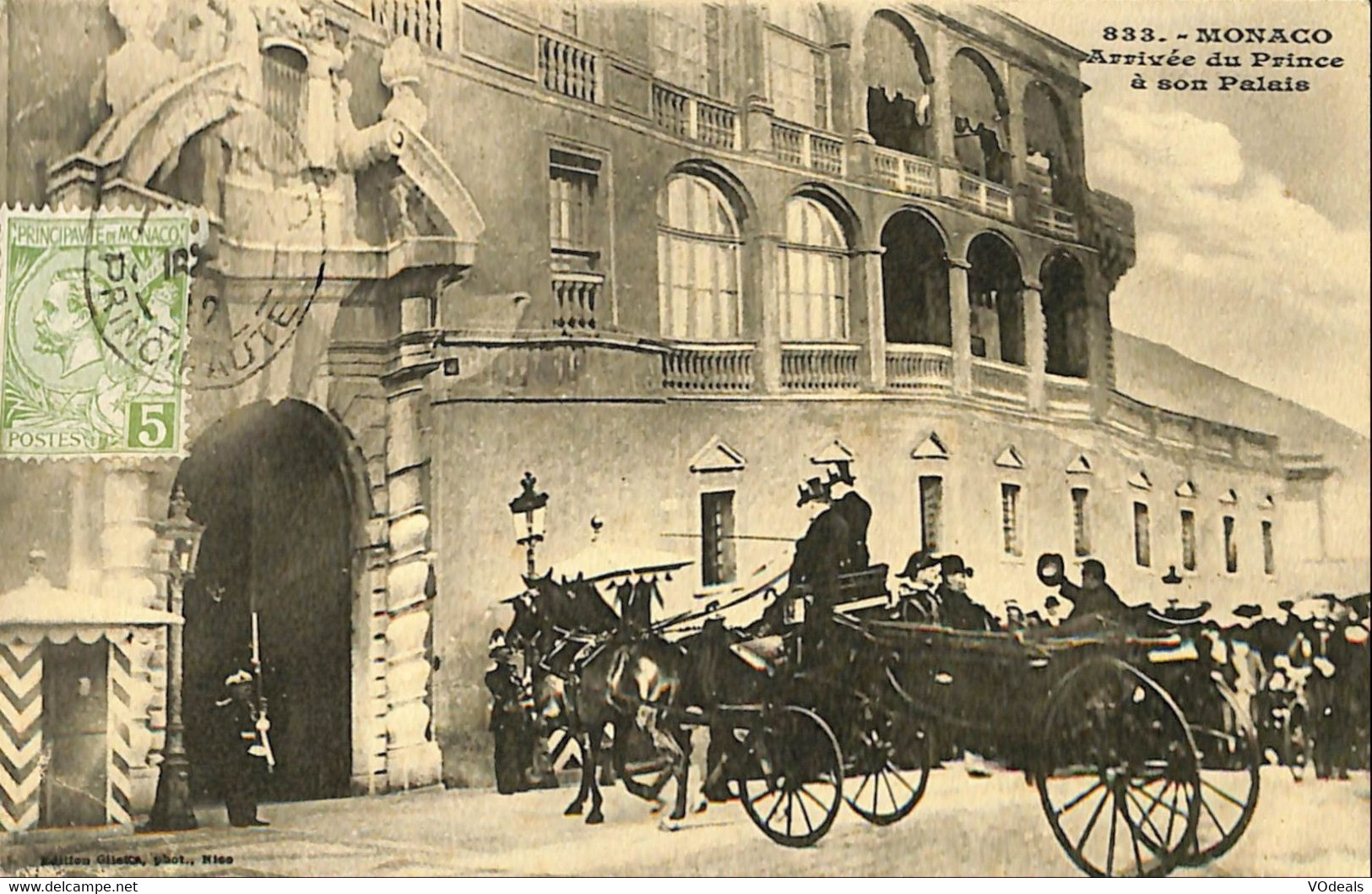 037 606 - CPA - Monaco - Arrivée Du Prince à Son Palais - Prince's Palace