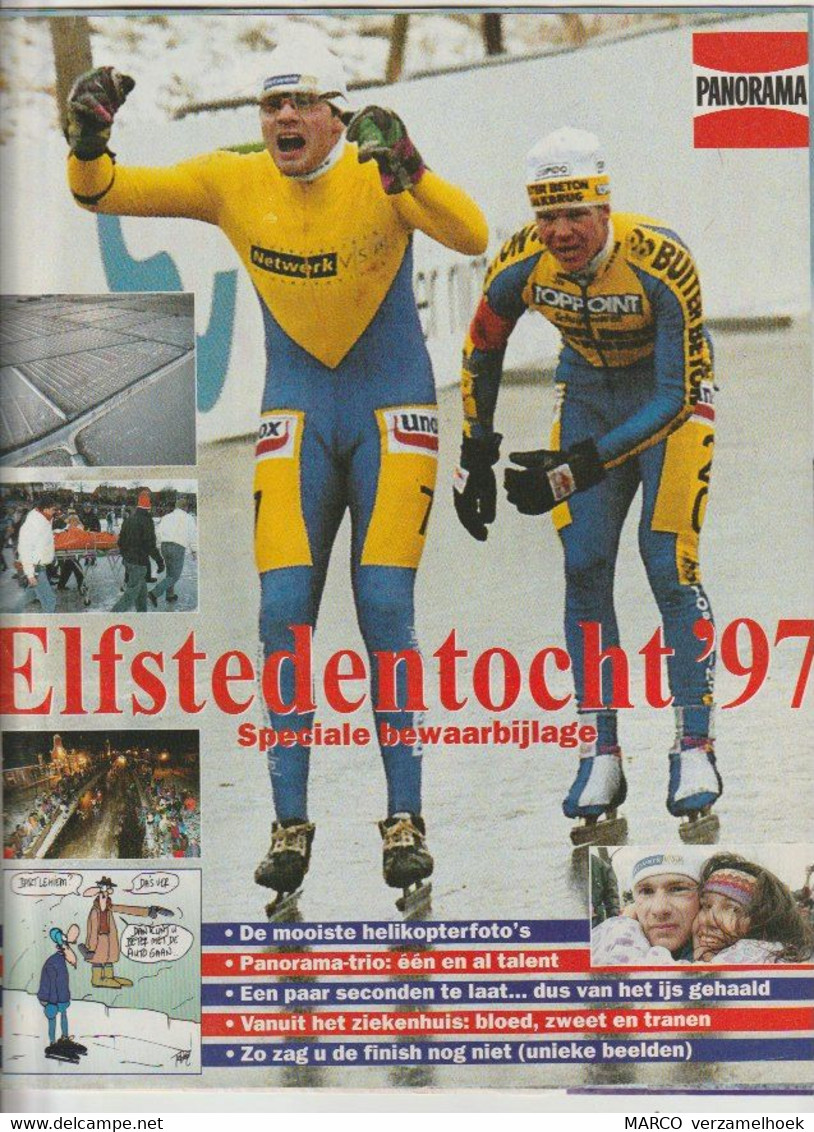 Elfstedentocht Friesland 1997 Panorama Speciale Bewaarbijlage Leeuwarden-sloten-dokkum-sneek-stavoren-ijlst-franeker - Sports