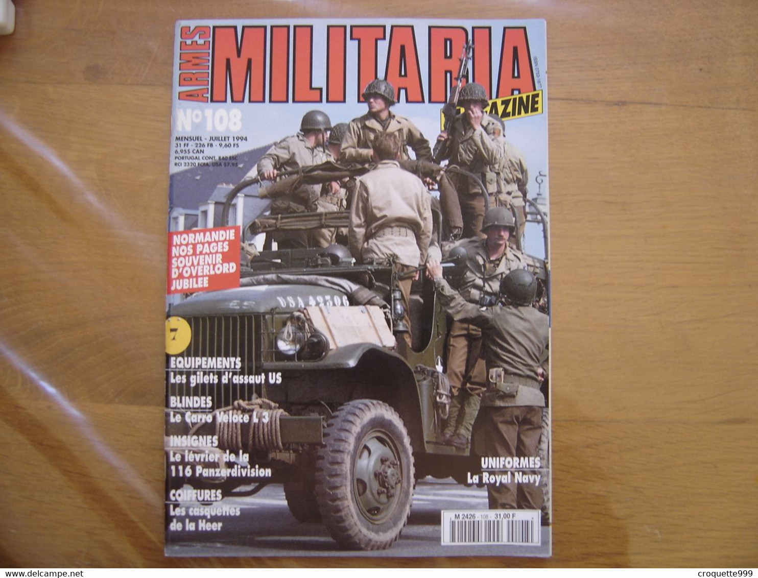 MILITARIA MAGAZINE 108 GUERRE MILITAIRES Sommaire En Photo - Armas