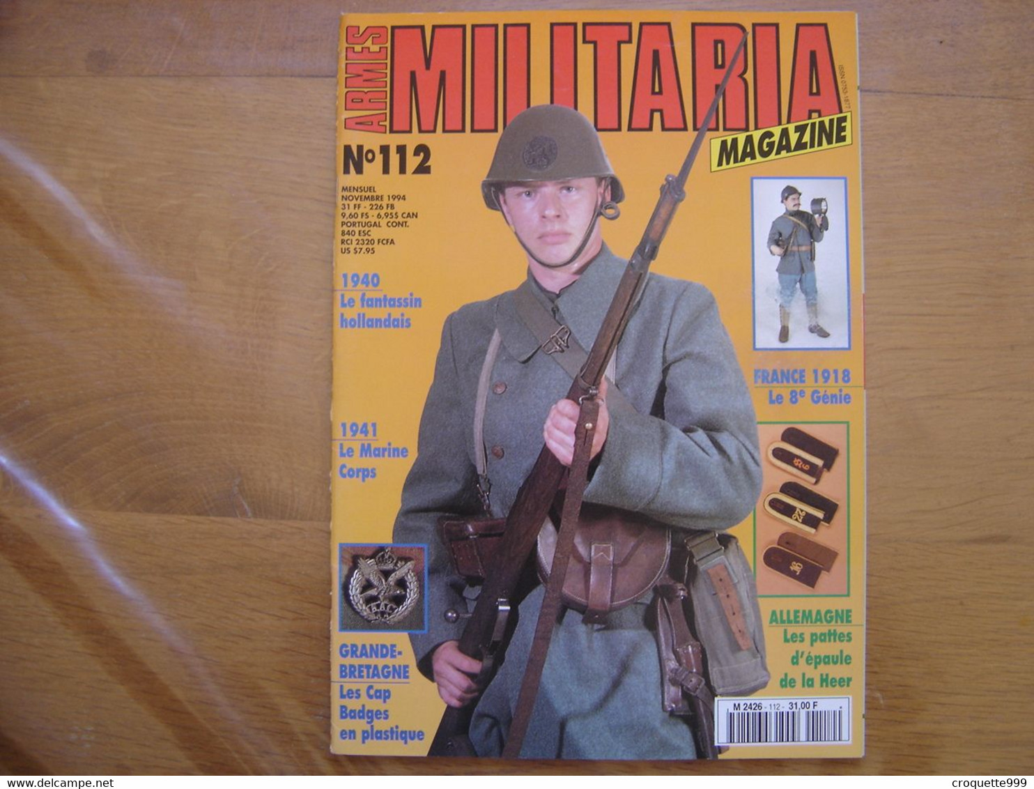 MILITARIA MAGAZINE 112 GUERRE MILITAIRES Sommaire En Photo - Waffen