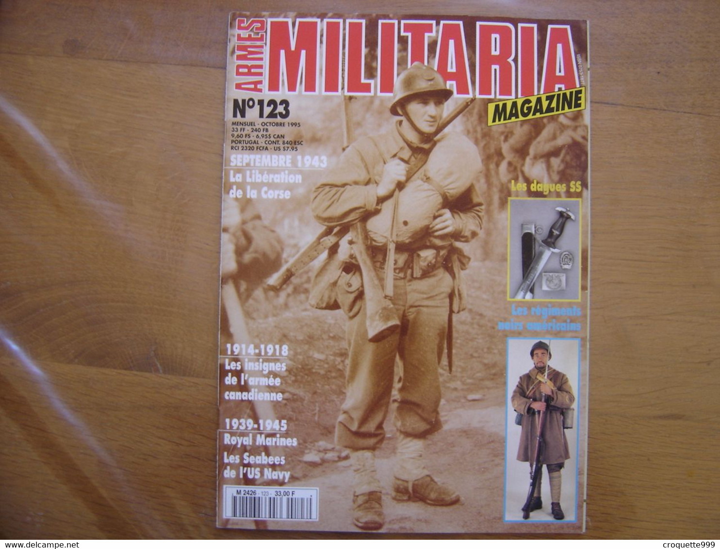 MILITARIA MAGAZINE 123 GUERRE MILITAIRES Sommaire En Photo - Armes