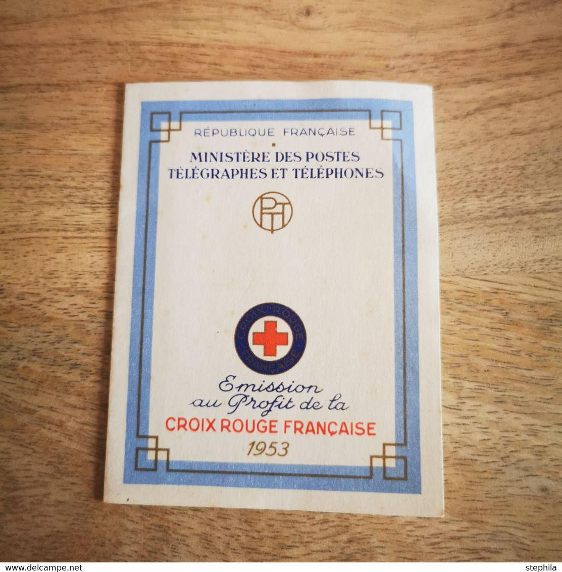 FRANCE ⭐ Carnet CROIX-ROUGE 1953 ⭐ - Croix Rouge