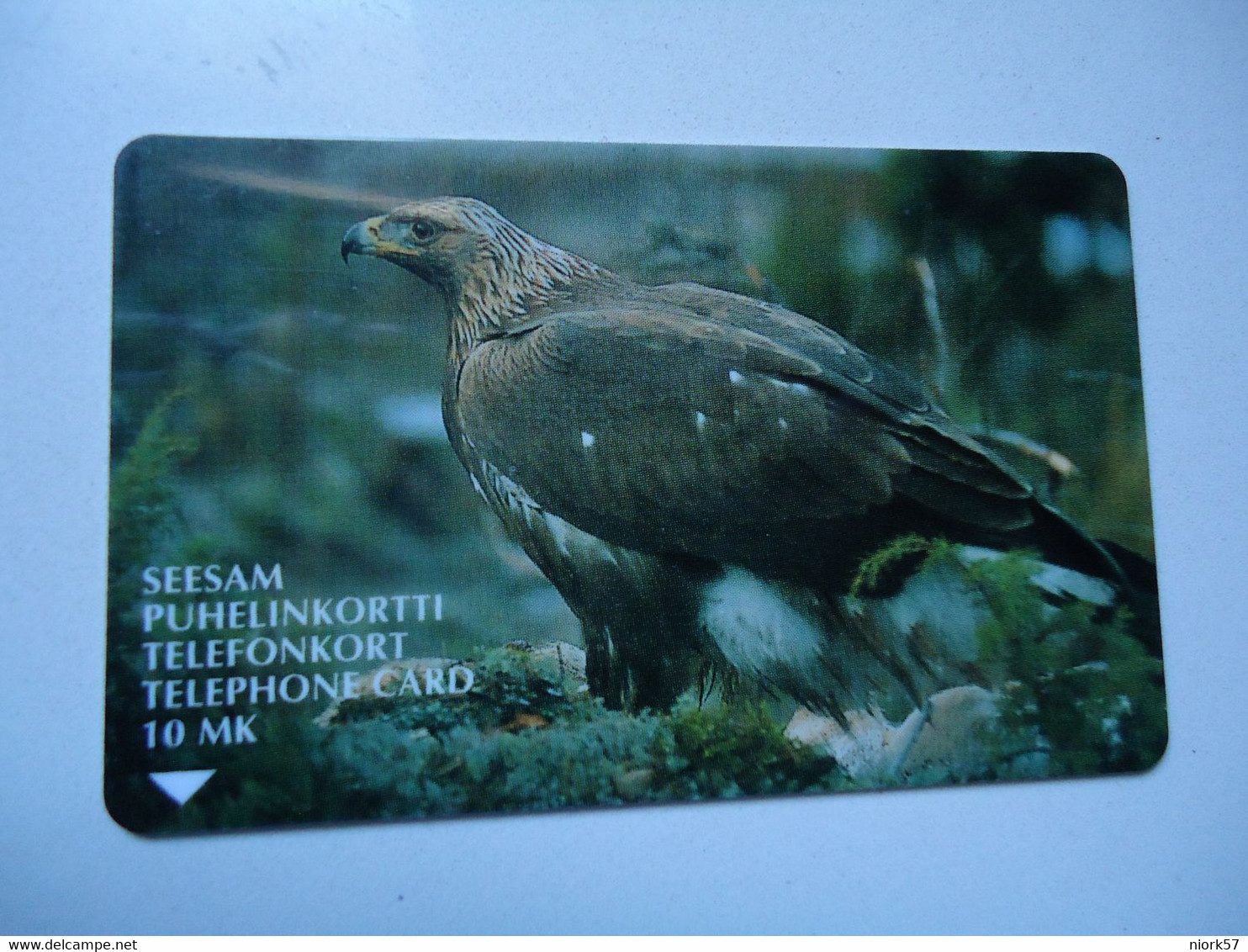 FINLAND USED  CARDS  BIRD BIRDS EAGLES - Arenden & Roofvogels