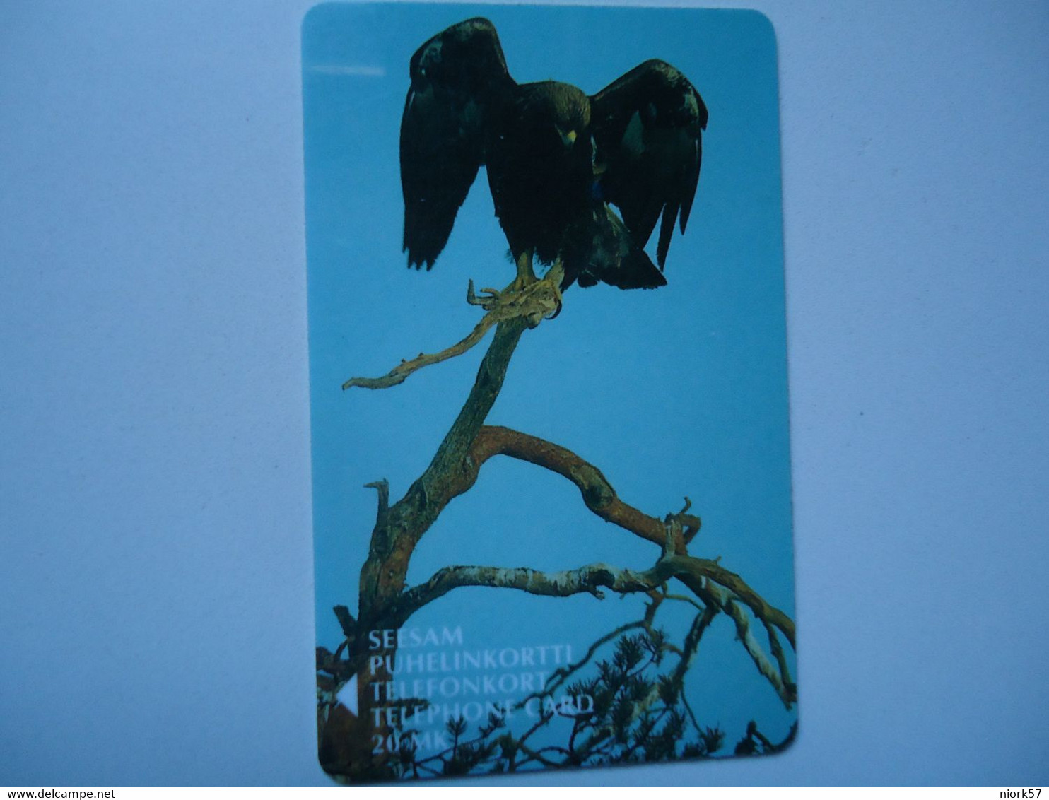 FINLAND USED  CARDS  BIRD BIRDS EAGLES - Aigles & Rapaces Diurnes
