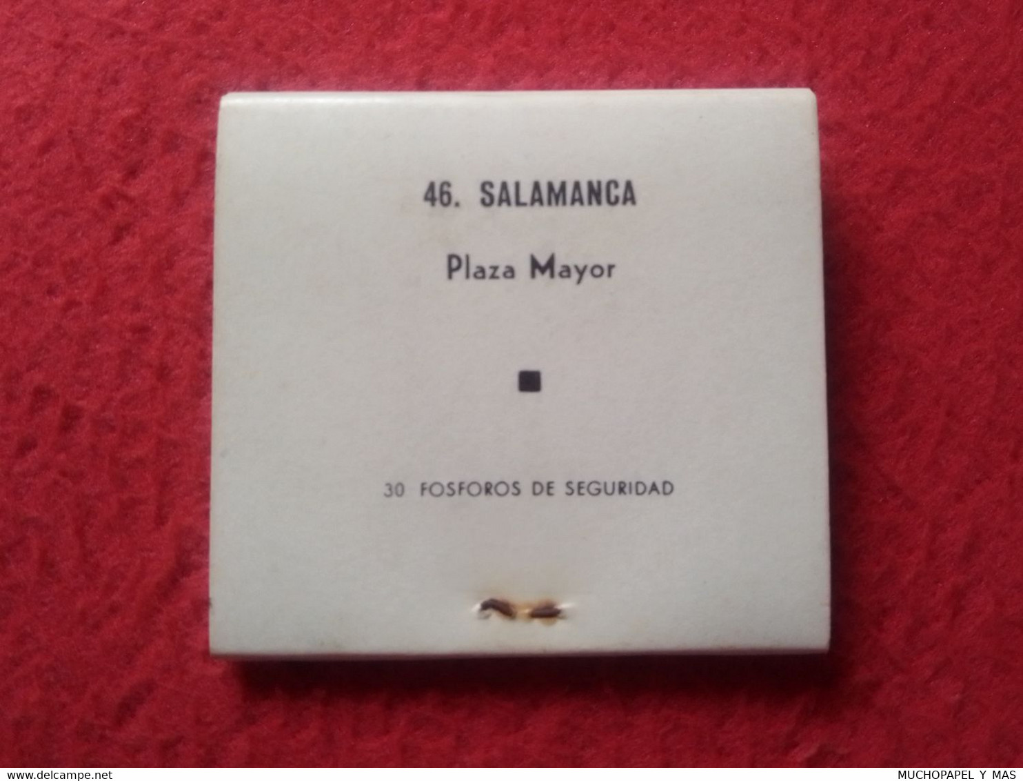 CAJA DE CERILLAS BOÎTE D'ALLUMETTES MATCHBOX Nº 46 SALAMANCA PLAZA MAYOR CASTILLA Y LEÓN SPAIN ESPAGNE SPANIEN VER FOTOS - Boites D'allumettes