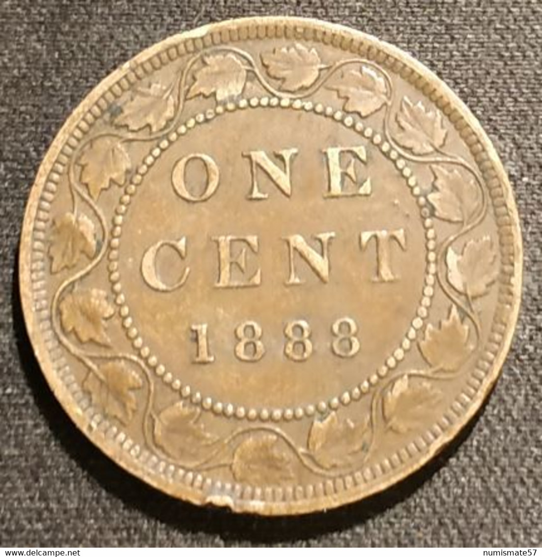 CANADA - 1 CENT 1888 - Victoria - KM 7 - Canada