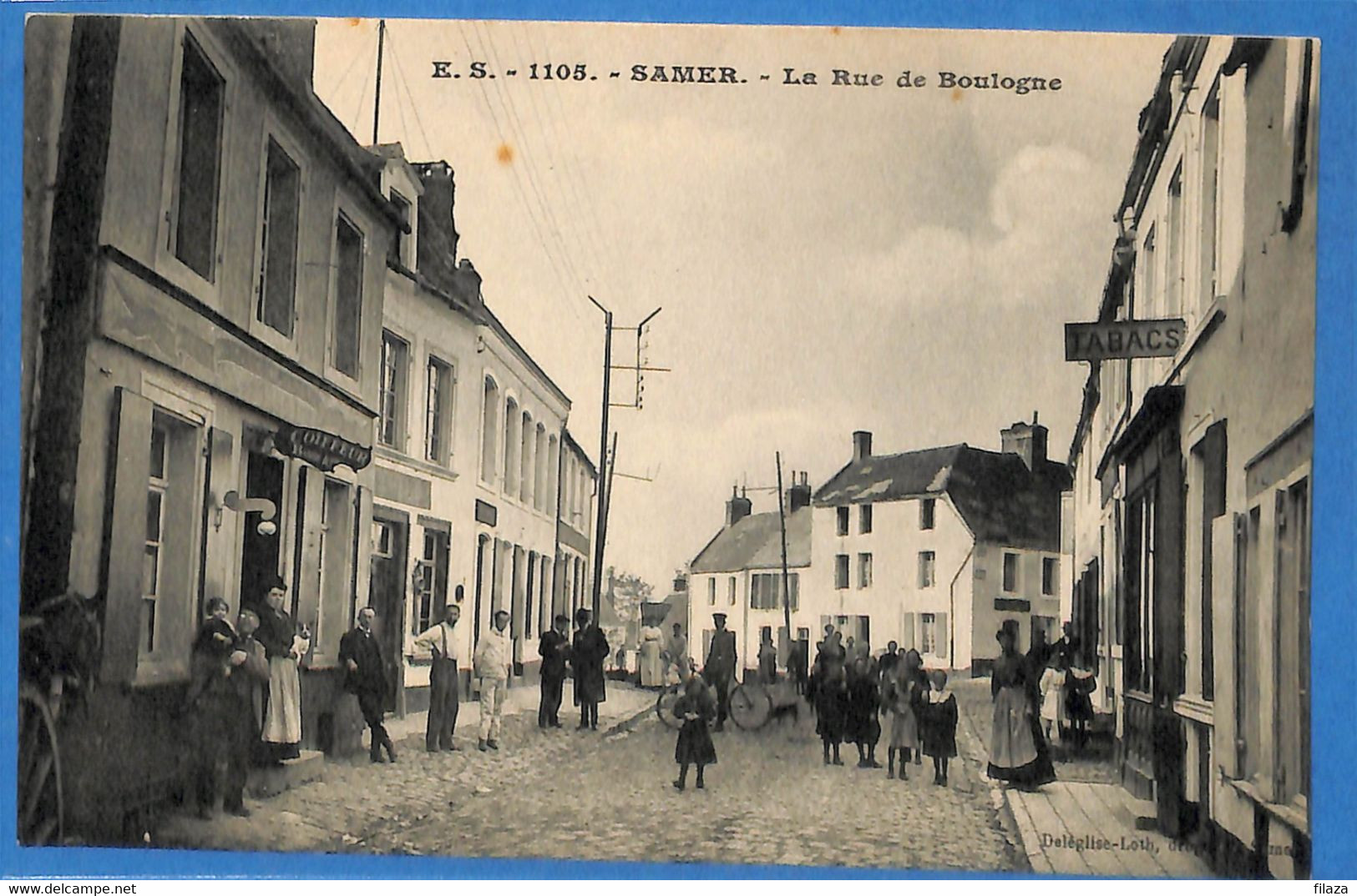 62 - Pas De Calais -   Samer - La Rue De Boulogne   (N6943) - Samer