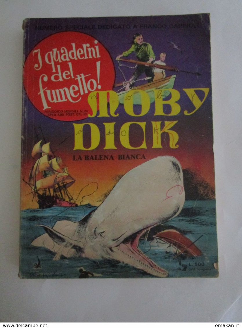 # I QUADERNI DEL FUMETTO N 20 MOBY DICK LA BALENA BIANCA / FRATELLI SPADA - Corriere Dei Piccoli