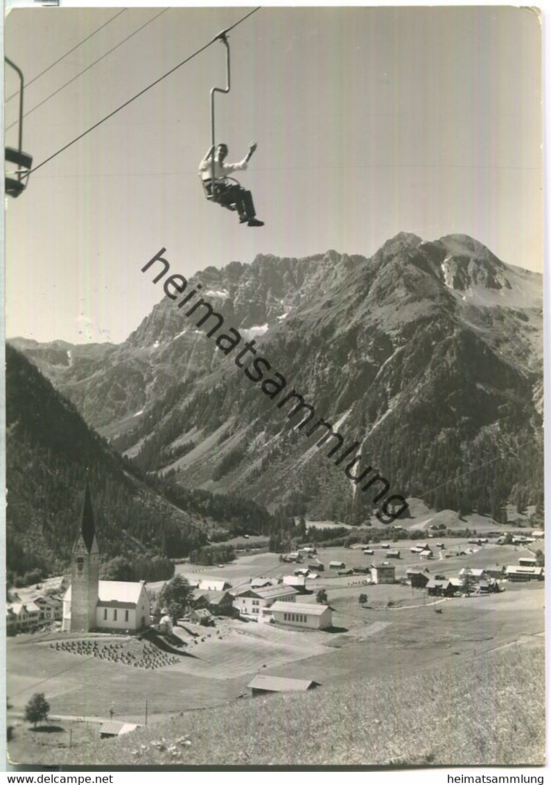 Mittelberg Mit Widderstein - Sessellift Zaferna - Verlag Foto-Kessler Riezlern - Kleinwalsertal