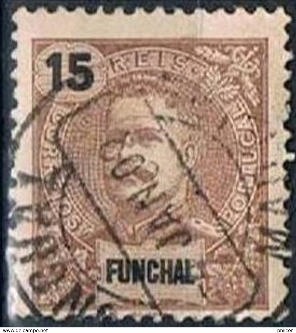 Funchal, 1897, # 16, Used - Funchal
