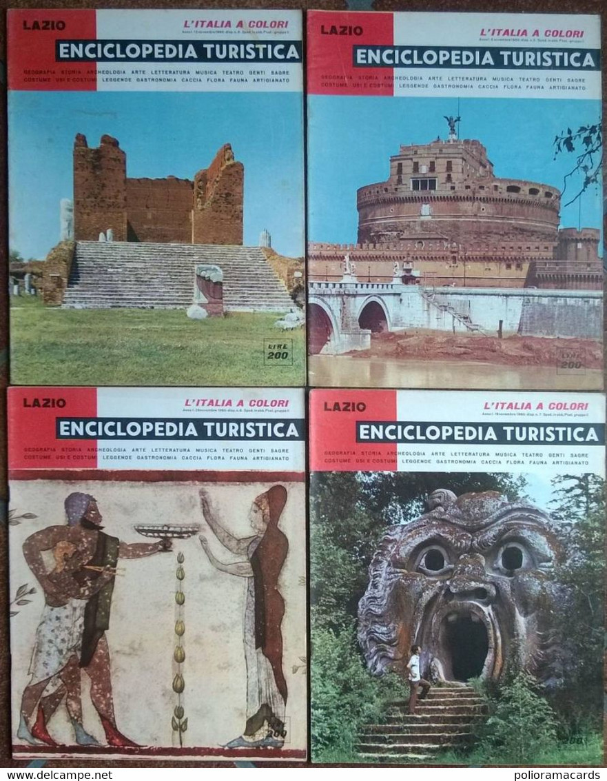 Enciclopedia Turistica LAZIO (13 Numeri) - Turismo, Viaggi