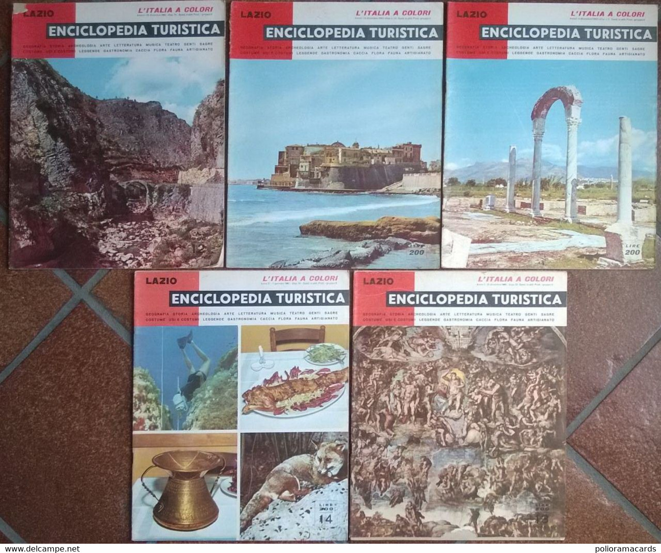 Enciclopedia Turistica LAZIO (13 Numeri) - Turismo, Viaggi