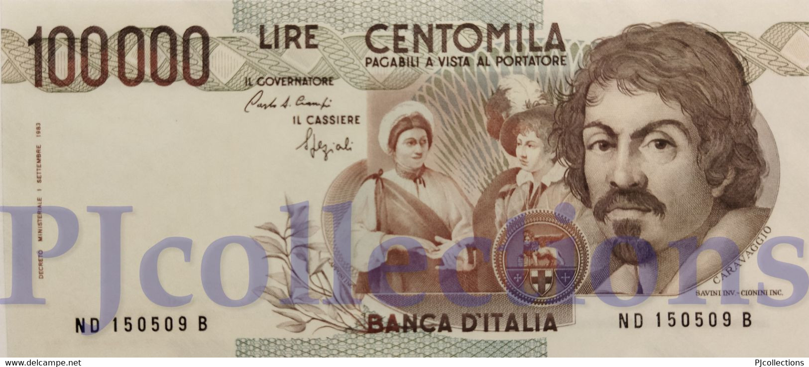 ITALIA - ITALY 100.000 LIRE 1983 PICK 110b UNC - 100000 Lire