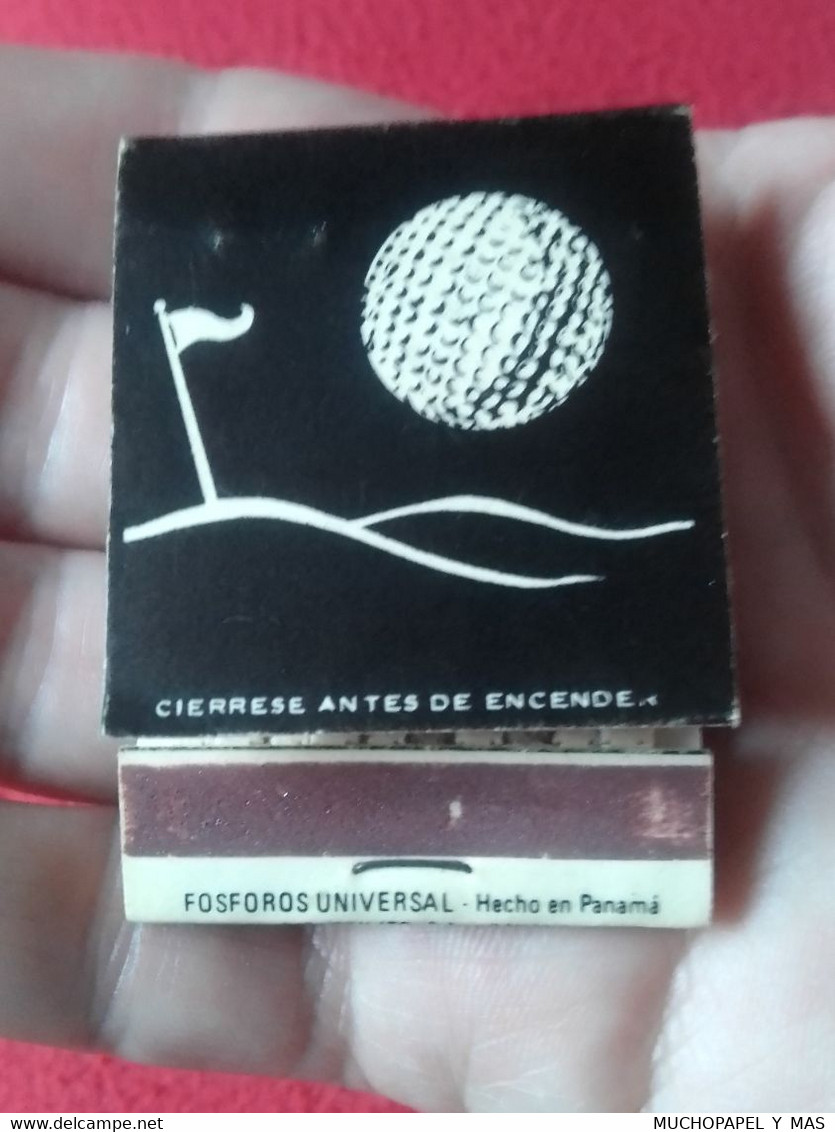 CAJA DE CERILLAS BOÎTE D'ALLUMETTES MATCHBOX FÓSFOROS CLUB DE GOLF DE PANAMÁ, DEPORTE SPORT RARA RARE, VER FOTOS........ - Boites D'allumettes