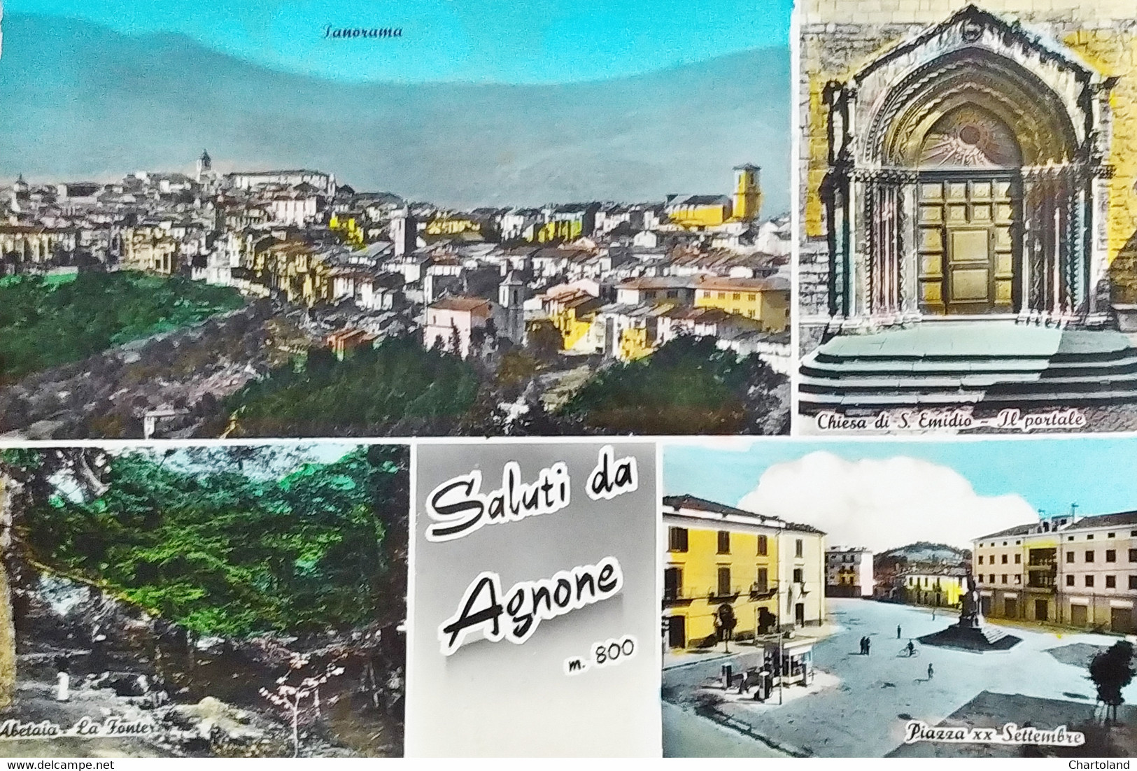 Cartolina - Saluti Da Agnone - Vedute Diverse - 1964 - Isernia
