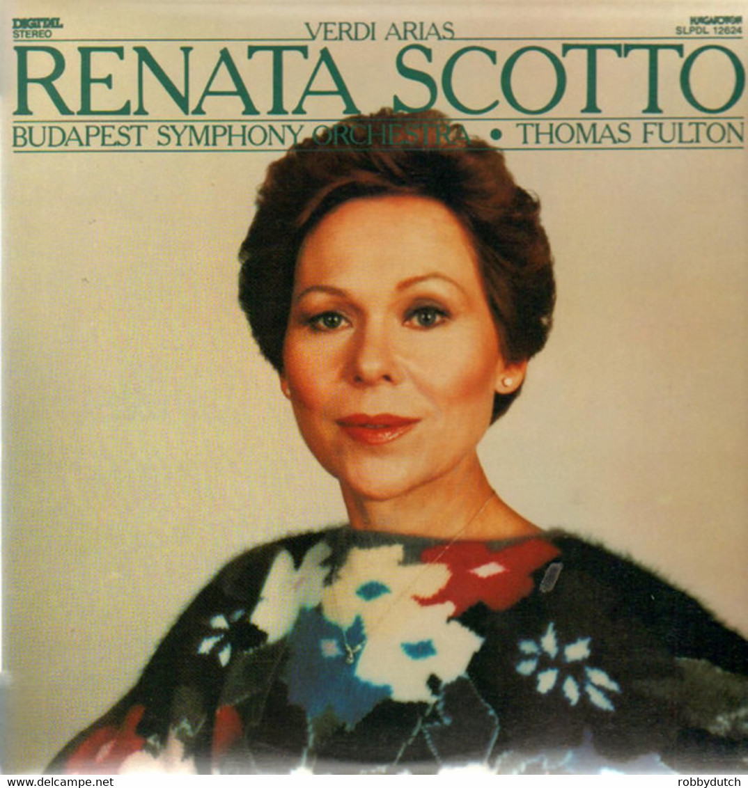 * LP *  RENATA SCOTTO / BUDAPEST SYMPHONY ORCHESTRA - VERDI ARIAS - Opéra & Opérette