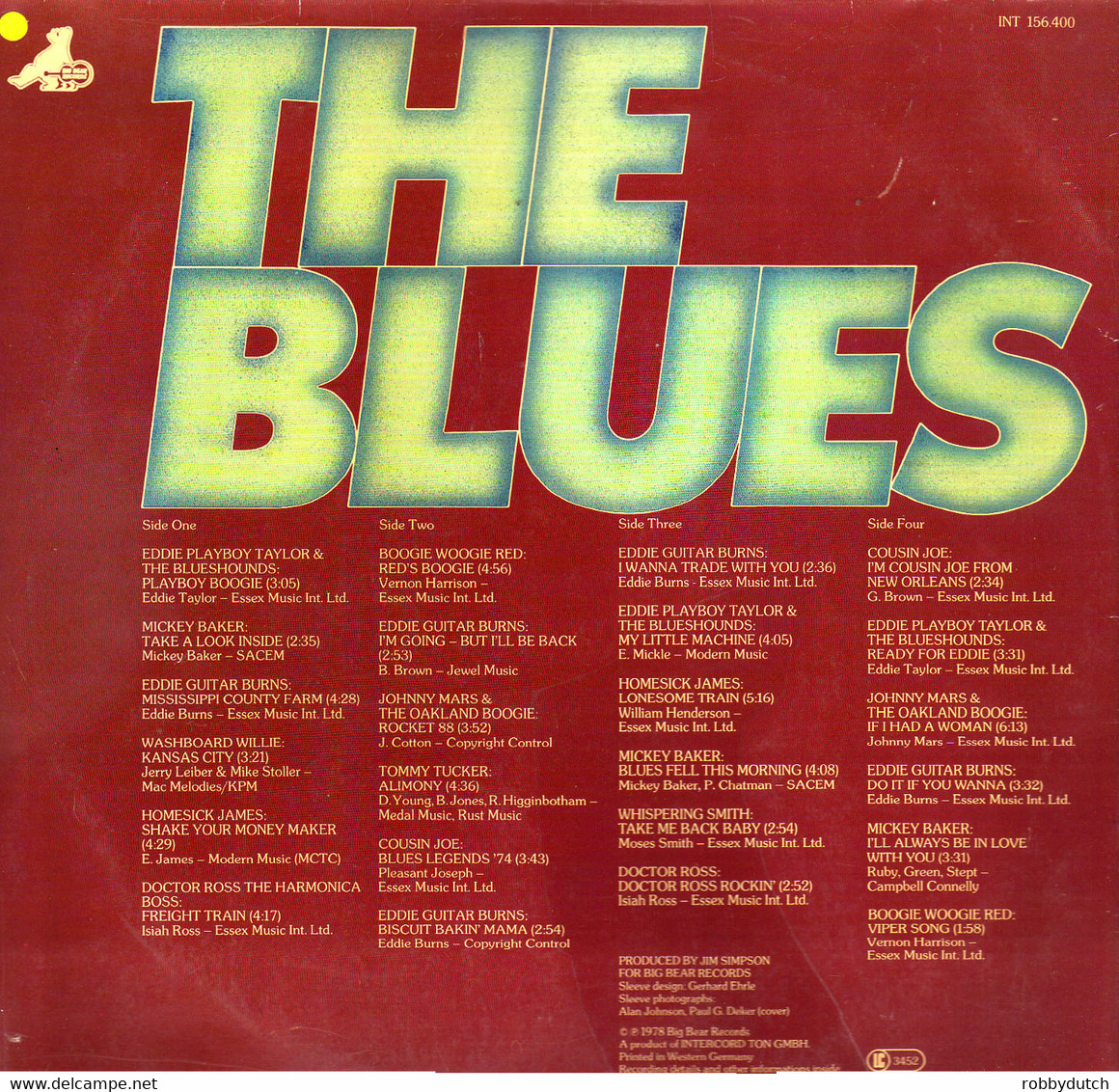 * 2LP *  THE BLUES VOL.3 - VARIOUS ARTISTS (Germany 1978) - Blues