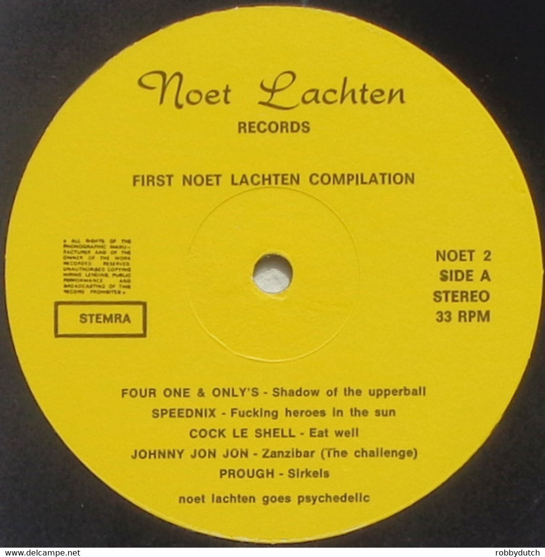 * LP *  FIRST NOET LACHTEN COMPILATION Of LOKAL BANDS - Limitierte Auflagen