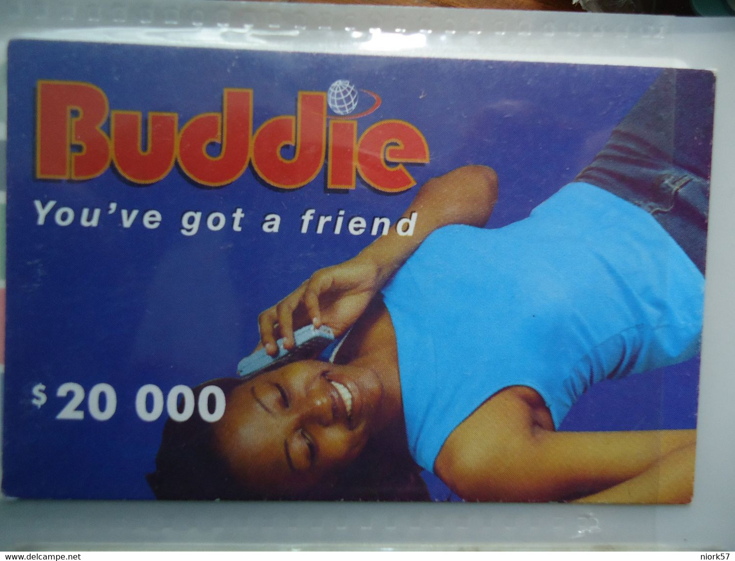 ZIMBABWE  USED CARDS  PREPAID ADVERSTISING WOMEN - Simbabwe