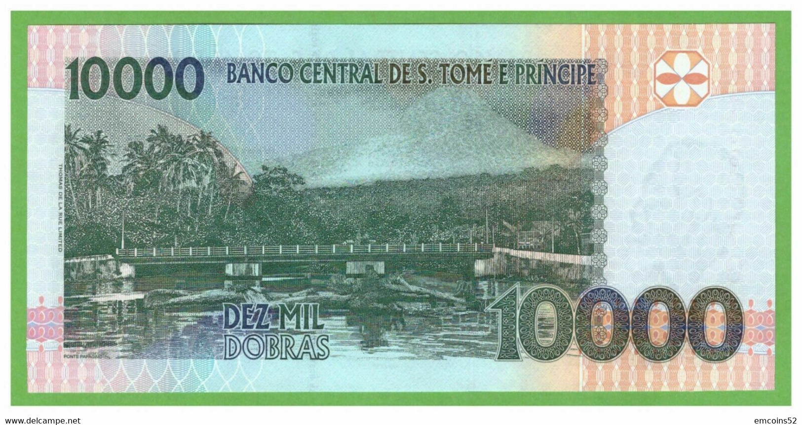 SAO TOME & PRINCIPE 10000 DOBRAS 2013  P-66d UNC - Sao Tome And Principe