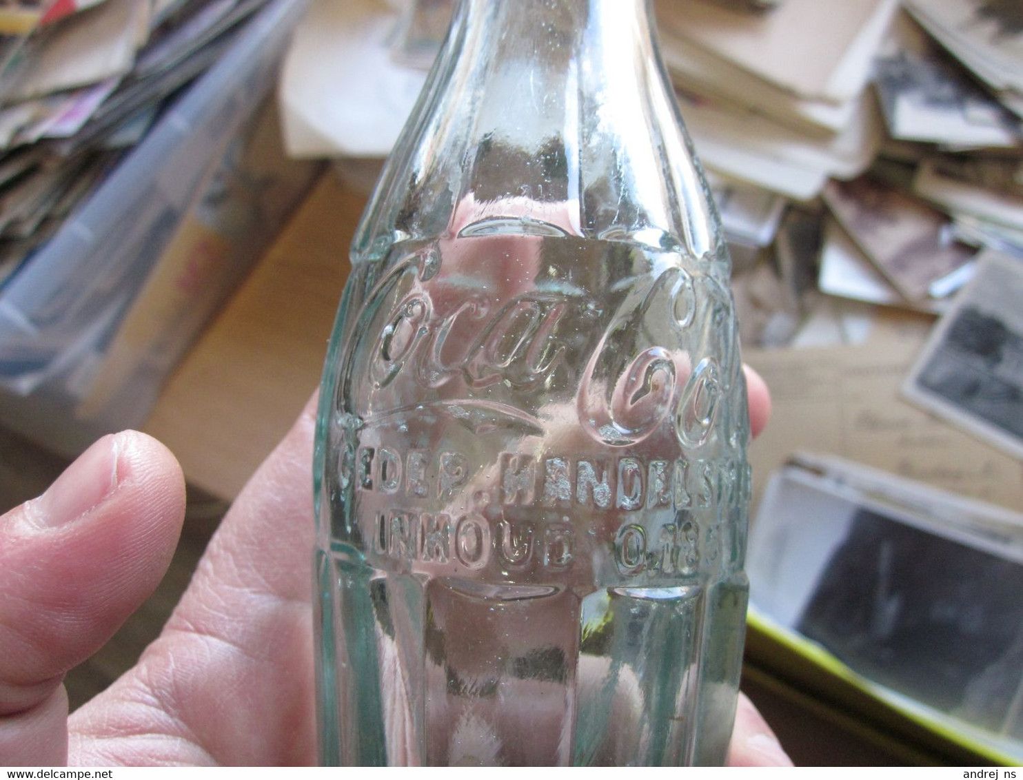 Old Coca Cola Bottles Gedep Handelsmerk Inhoud 0.185 L Limonade Gazeuse Coffeinehoudend 38 G B Fles Beschernd - Flessen